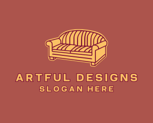 Sofa Furniture Decor logo design