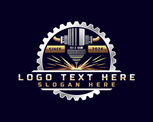 Gear - Gear Laser Machine logo design