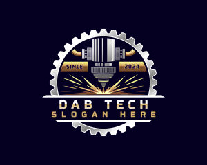 Gear Laser Machine logo design