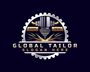 Gear Laser Machine logo design