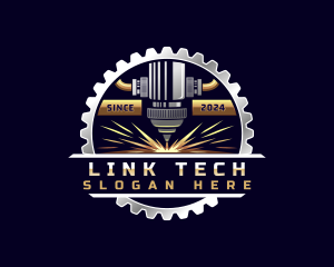 Gear Laser Machine logo design