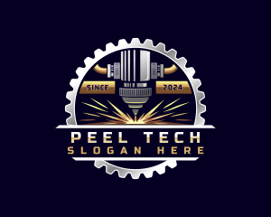 Gear Laser Machine logo design