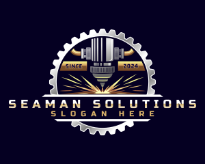 Metal Gear Laser Machine logo design