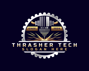 Gear Laser Machine logo design