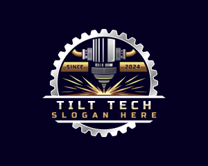 Gear Laser Machine logo design