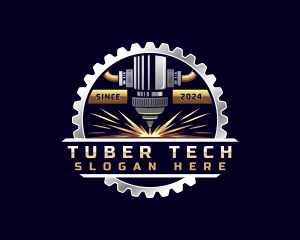 Gear Laser Machine logo design