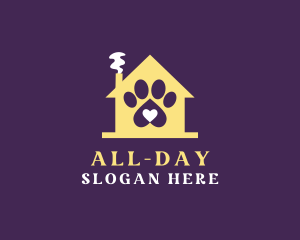 Park - Animal Paw Shelter Home logo design