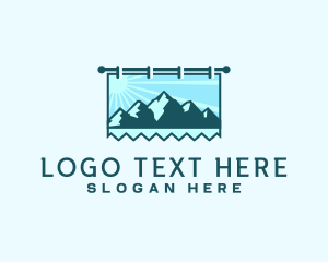 Banner - Mountain Trekking Signage logo design