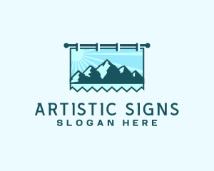 Signage - Mountain Trekking Signage logo design