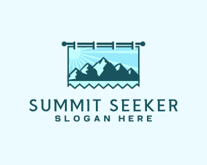 Mountaineer - Mountain Trekking Signage logo design