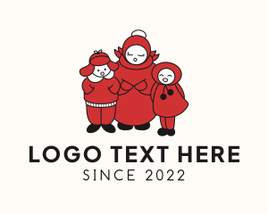 Xmas - Singing Choir Mascot logo design