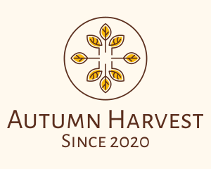 Autumn - Dry Autumn Leaves logo design