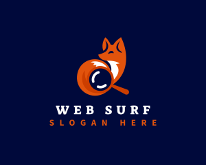 Browser - Fox Animal Search logo design