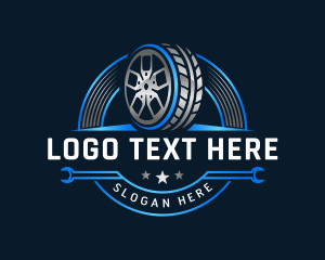 Vulcanizing - Tire Automotive Detailing logo design