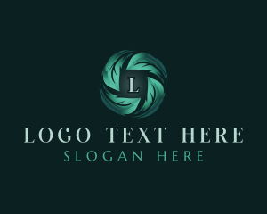 Nature Leaf Eco logo design