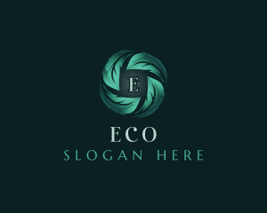 Nature Leaf Eco logo design