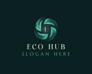 Nature Leaf Eco logo design