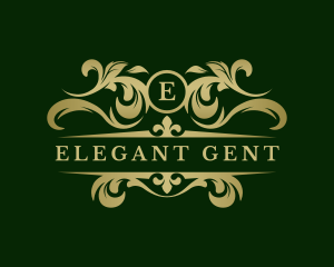 Elegant Ornate Crest logo design