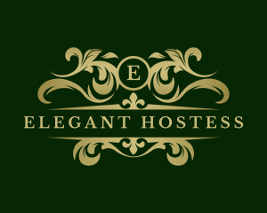 Elegant Ornate Crest logo design