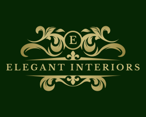 Elegant Ornate Crest logo design