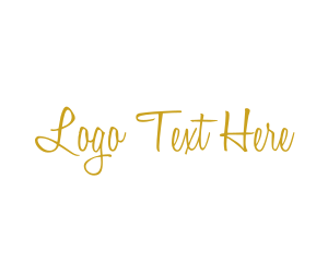 Handwritten Cursive Brand Logo