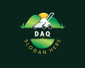 Lawn Mower - Lawn Mower Landscaping logo design