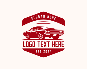 Muscle Car - Car Automotive Detailing logo design