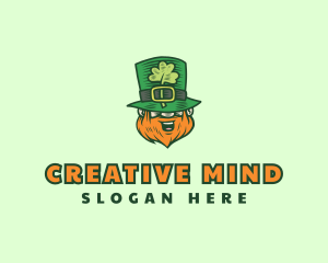 Lucky Irish Leprechaun Logo