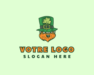 Lucky Irish Leprechaun Logo