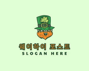 Lucky Irish Leprechaun logo design