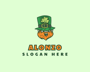 Lucky Irish Leprechaun logo design