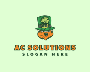 Lucky Irish Leprechaun logo design