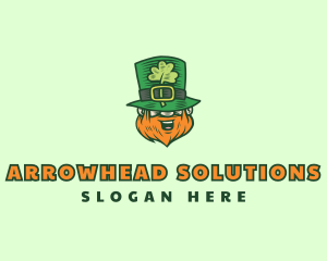 Lucky Irish Leprechaun logo design