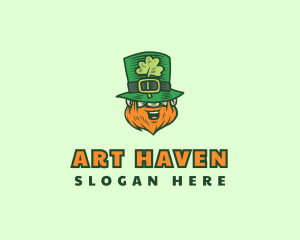 Lucky Irish Leprechaun logo design