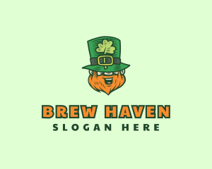 Lucky Irish Leprechaun logo design