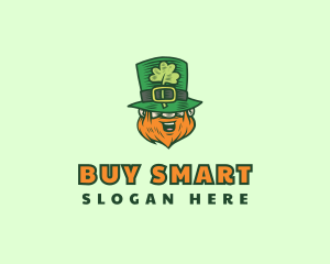 Lucky Irish Leprechaun logo design