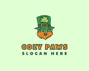 Lucky Irish Leprechaun logo design