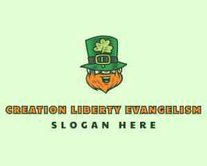 Lucky Irish Leprechaun logo design