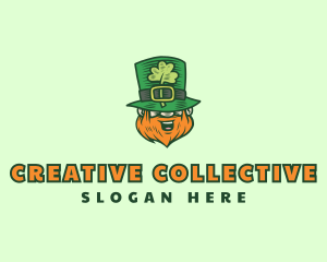 Lucky Irish Leprechaun logo design