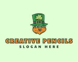 Lucky Irish Leprechaun logo design