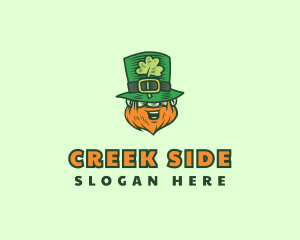 Lucky Irish Leprechaun logo design