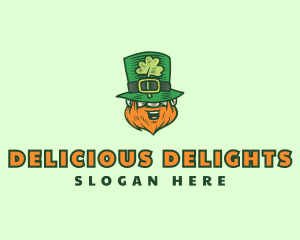 Lucky Irish Leprechaun logo design