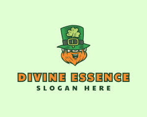 Saint - Lucky Irish Leprechaun logo design