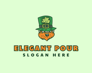 Lucky Irish Leprechaun logo design