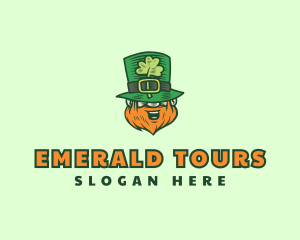 Ireland - Lucky Irish Leprechaun logo design