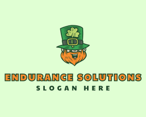 Lucky Irish Leprechaun logo design