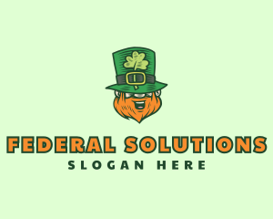 Lucky Irish Leprechaun logo design