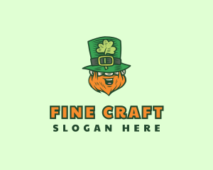 Lucky Irish Leprechaun logo design