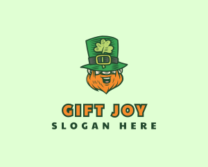 Lucky Irish Leprechaun logo design