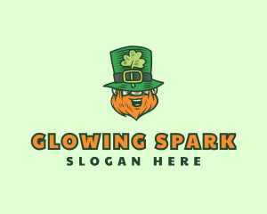 Lucky Irish Leprechaun logo design